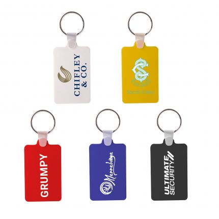 Rectangular Durasoft Keyring