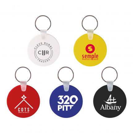 Round Durasoft Keyring