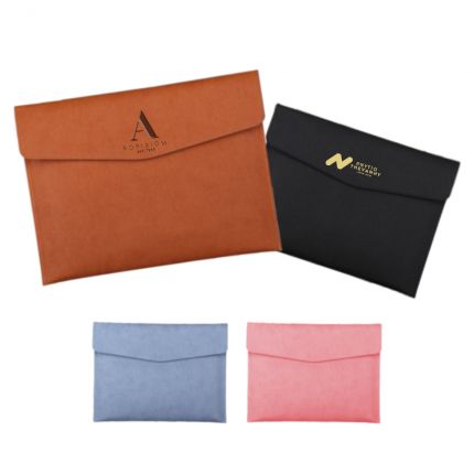 PU Leather A4 File Bag