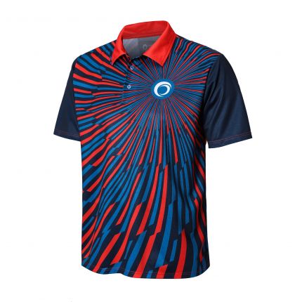 Men's 100%Polyester Sublimated Basic POLO