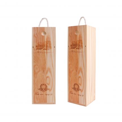 Single Bottle Wooden Wine Box