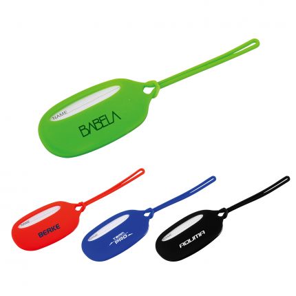 Coloured Silicone Luggage Tag