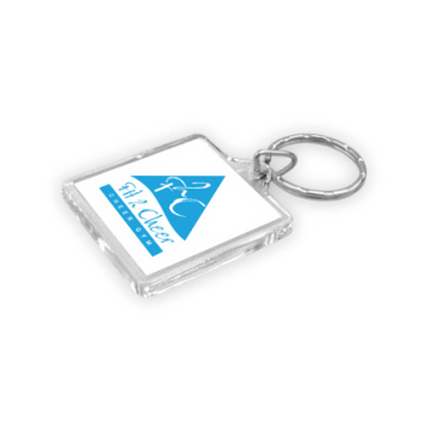 Square Acrylic Keyring