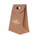 Die cut Handle Bag with Flap(150x220x100mm+80mm flap)