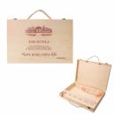 Six Bottles Vintage Wooden Wine Box