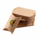 Small Brown Kraft Pillow Box(125 x 75 x 30mm)