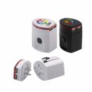 Light-up Universal Plug Travel Adapter With USB