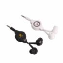 Retractable Earbuds Headset