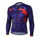 Men's Sublimated Long Sleeve Cycling Jersey