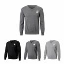 Unisex 100% Cotton V-Neck Sweater