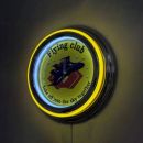 Double Ring Neon Wall Clock