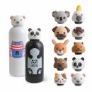 Double Wall Vacuum Bottle with Animal Head