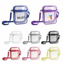 Clear Tote Bag with Zipper Closure Crossbody