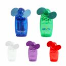Transparent Colorful Handy Fan