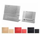Aluminium Desk Calendar
