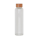 550ml Glass Drink Bottle with Bamboo Lid