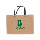 Large Crosswise Paper Bag with Knitted Handle(420 x 300 x 120mm)