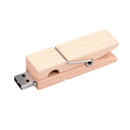 Wooden Clip Flash Drive