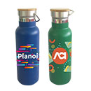 500ml Double Wall Vacuum Bottle with Bamboo Lid