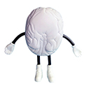 Brain with Hand And Leg Shape Stress Reliever