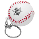 Keyring with Baseball Stress Reliever